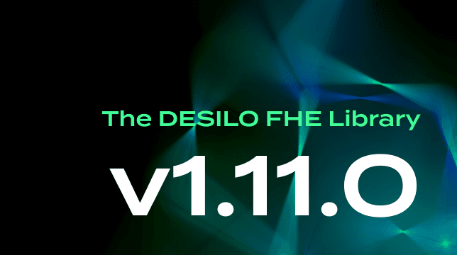 DESILO FHE Library v1.11.0 Release Notes